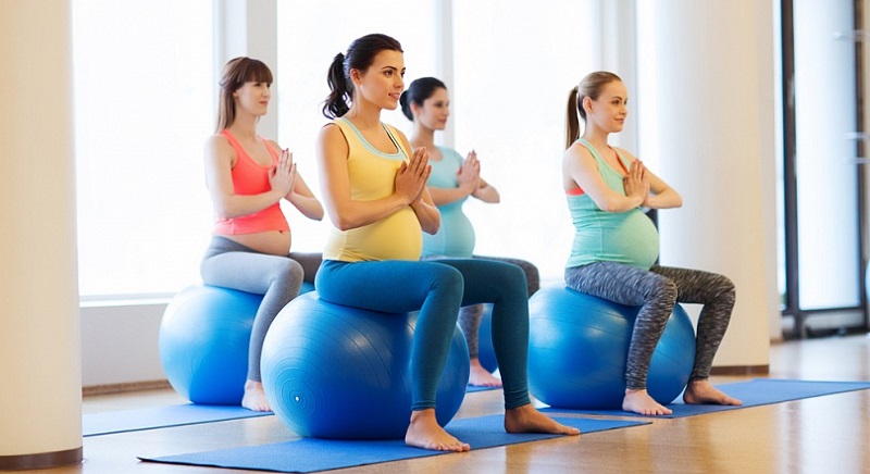 Упражнения для беременных на фитболе от болей в спине